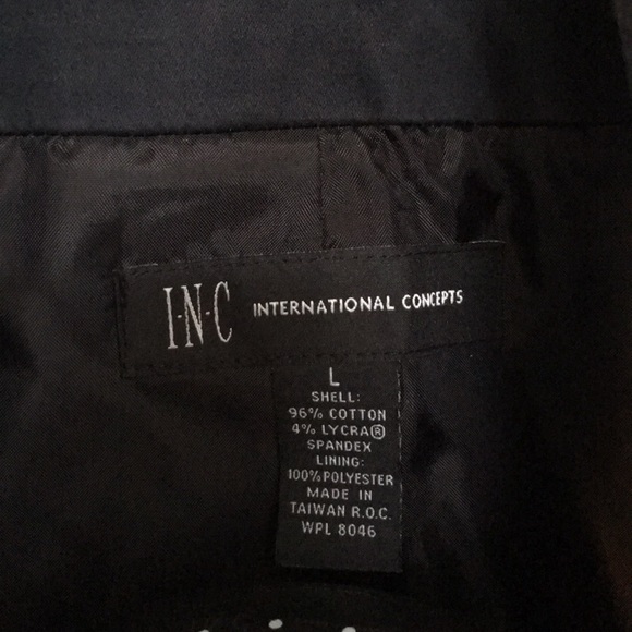 INC Peached Black Blazer L - Picture 6 of 6